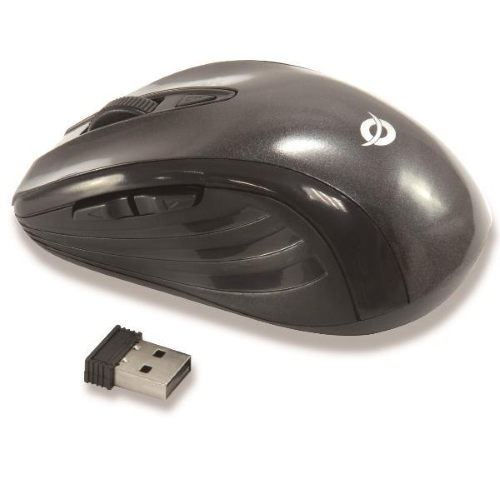 Conceptronic Lounge Collection C08-269 - Mouse - ottica - 5 pulsanti - senza fili - 2.4 GHz - ricevitore wireless USB